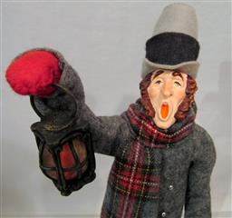Vtg Simpich Latern Man Christmas Caroler 1989-Very Good Condion-See Photo Detais